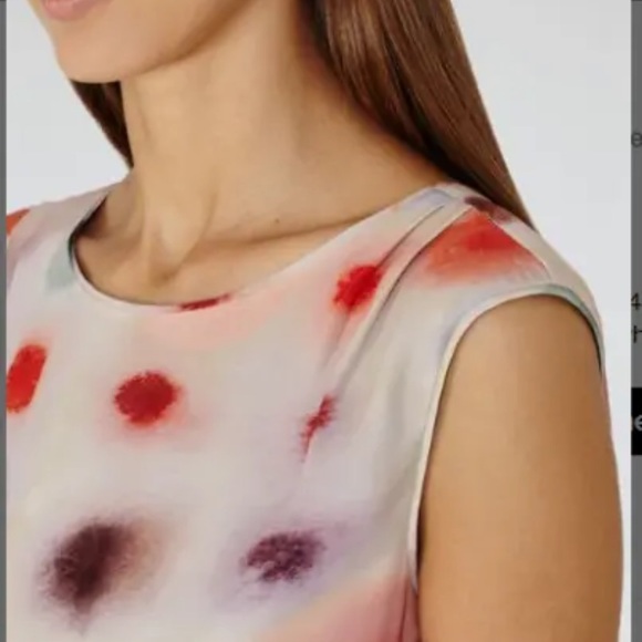 Reiss 'Lora' Blurred Dot Dress - size 4 Small - Picture 4 of 8